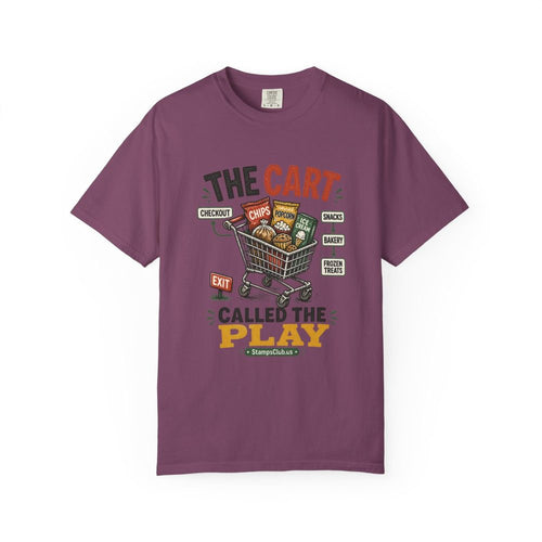Aisle Rebound Tee Berry front mockup