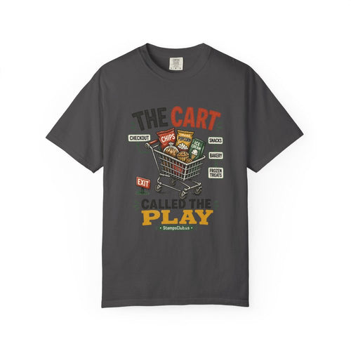 Aisle Rebound Tee Graphite front mockup