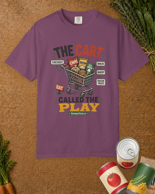 Aisle Rebound Tee Berry in-context mockup