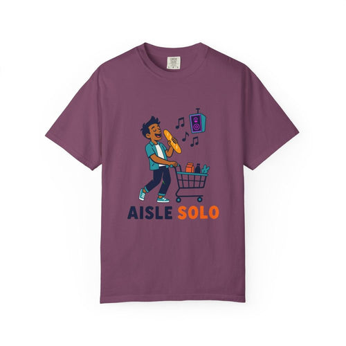 Aisle Solo Tee Berry front mockup