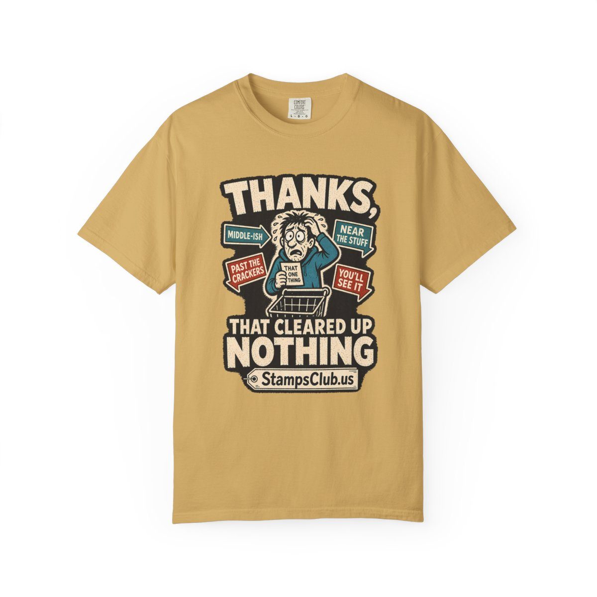 Aisle Twelve Somewhere Tee primary mockup