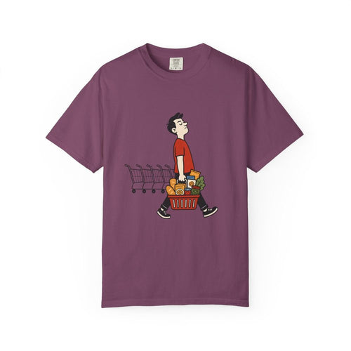 Basket Denial Tee Berry front mockup