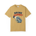 Brine Gambit Tee Mustard front mockup