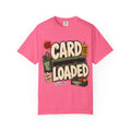 CARD LOADED Big Block Text FarmersMarket Tee Crunchberry front mockup