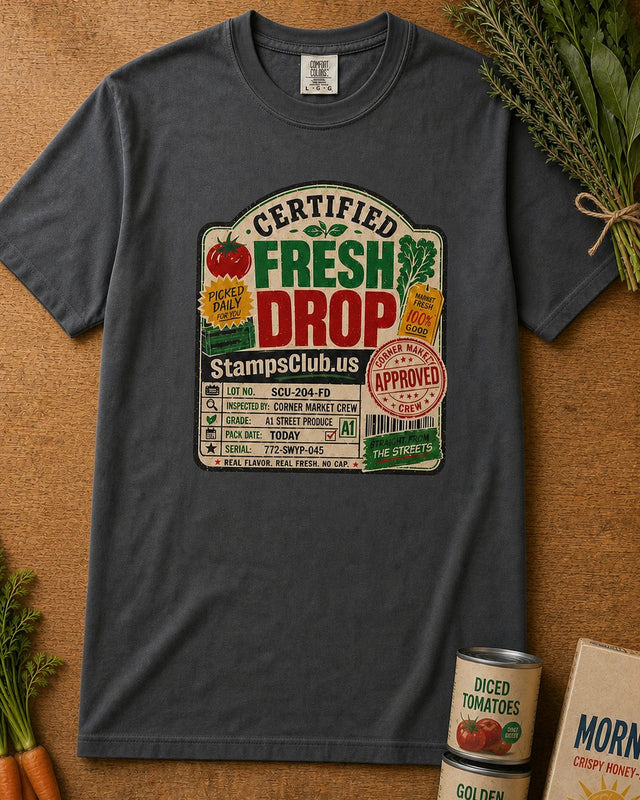 Certified Fresh Drop Tee primary mockup