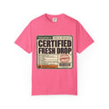 Certified Fresh Drop Vintage Tee Crunchberry front mockup