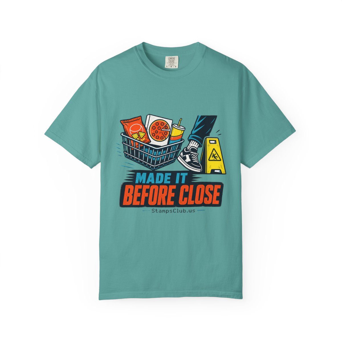 Closing Time Cart Tee primary mockup