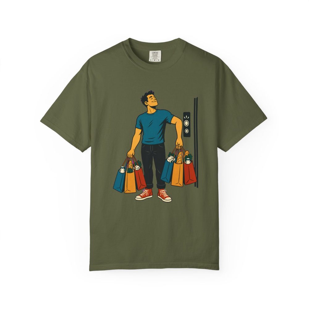 Elbow Button Tee Hemp front mockup