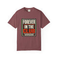 Forever Club Minimalist Tee Brick front mockup