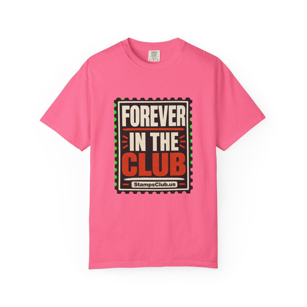 Forever Club Minimalist Tee Crunchberry front mockup
