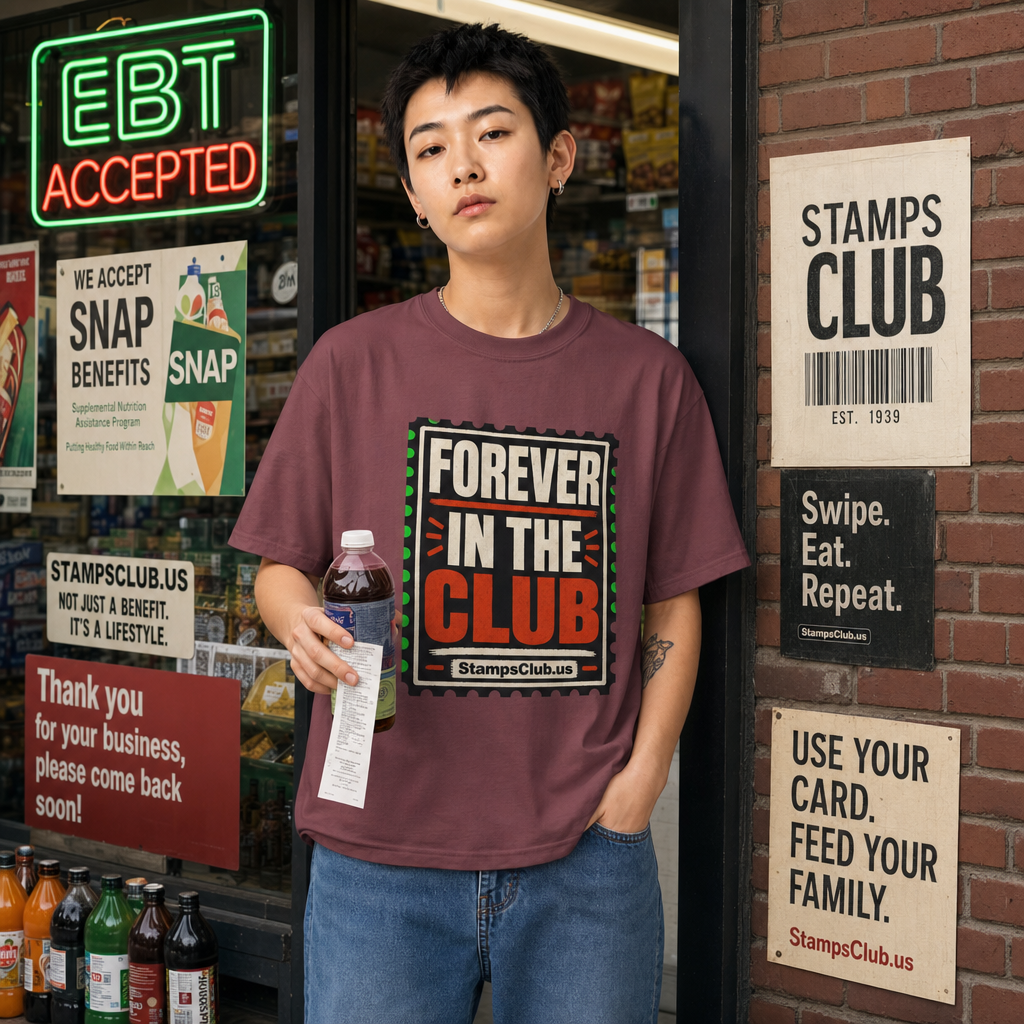 Forever Club Minimalist Tee primary mockup