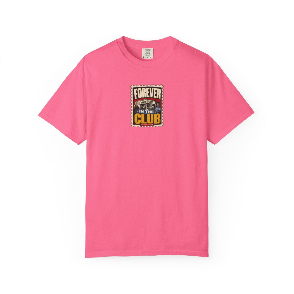 Forever Club Streetwear Tee Crunchberry front mockup