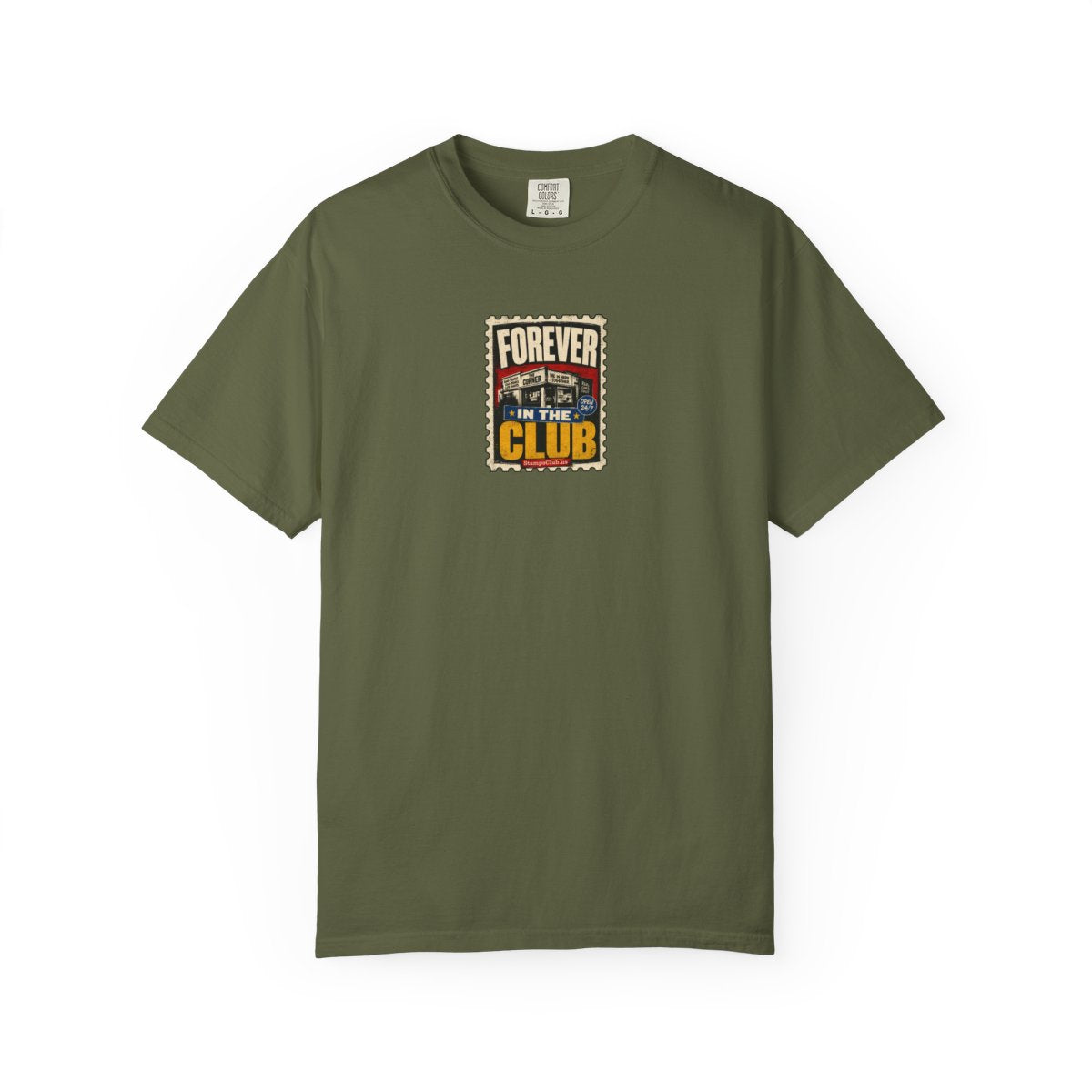 Forever Club Streetwear Tee Hemp front mockup