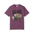 FULL CART BAD WHEEL Minimalist Tee Berry front mockup