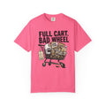 FULL CART BAD WHEEL Minimalist Tee Crunchberry front mockup