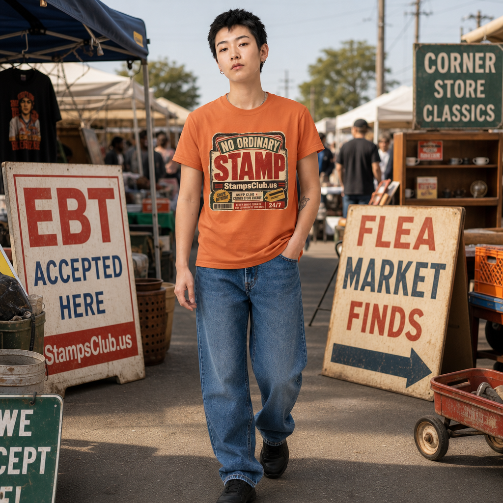 No Ordinary Stamp Vintage Tee primary mockup