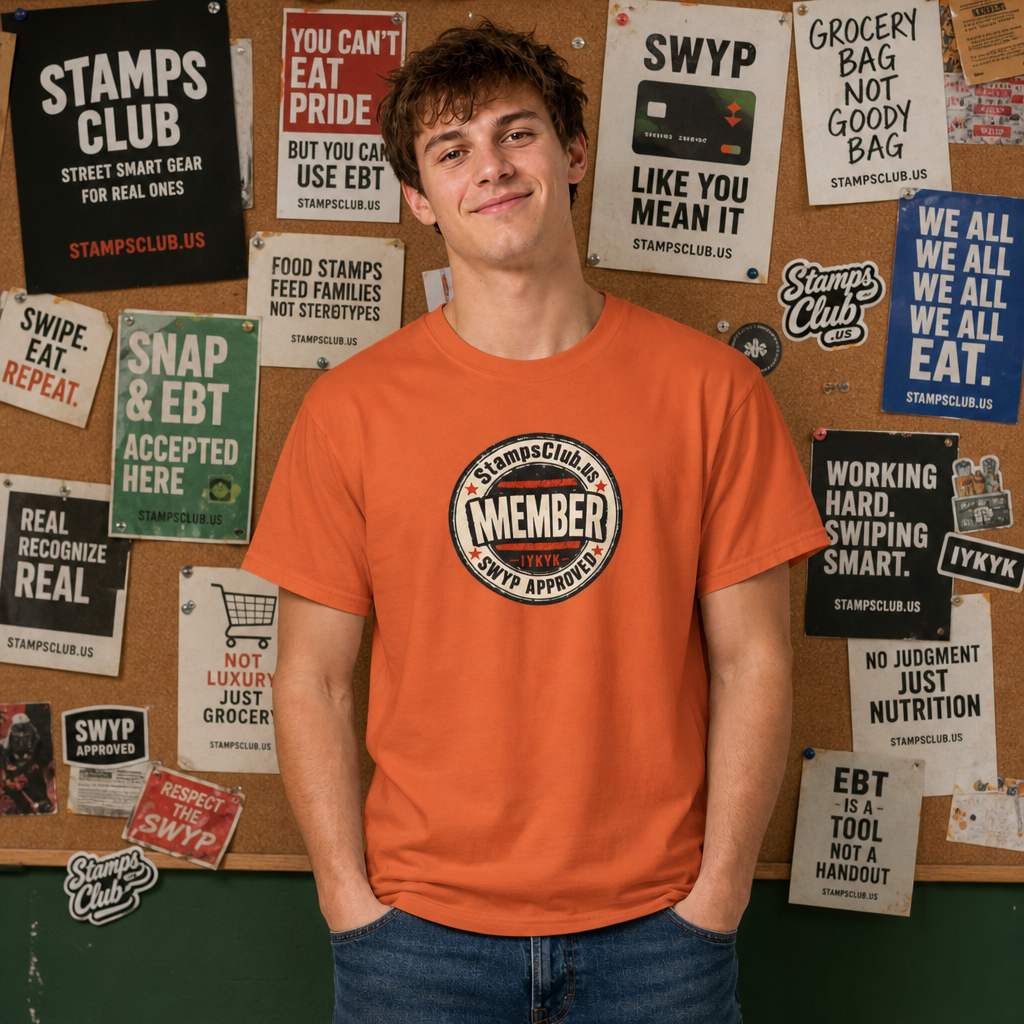 Official Member Stamp Streetwear Tee primary mockup