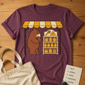 Honey Aisle Bear Tee Berry product mockup