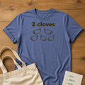 Garlic Math Tee Mystic Blue product mockup