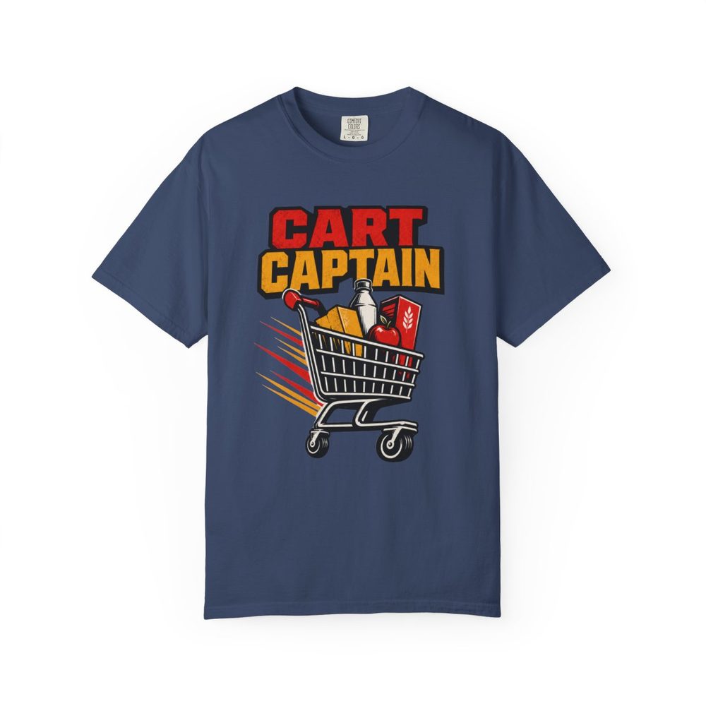 Cart Captain Tee China Blue front mockup