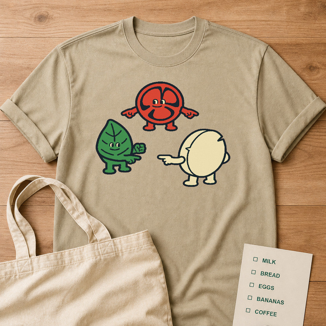 Caprese Who's Who Tee Hemp product mockup