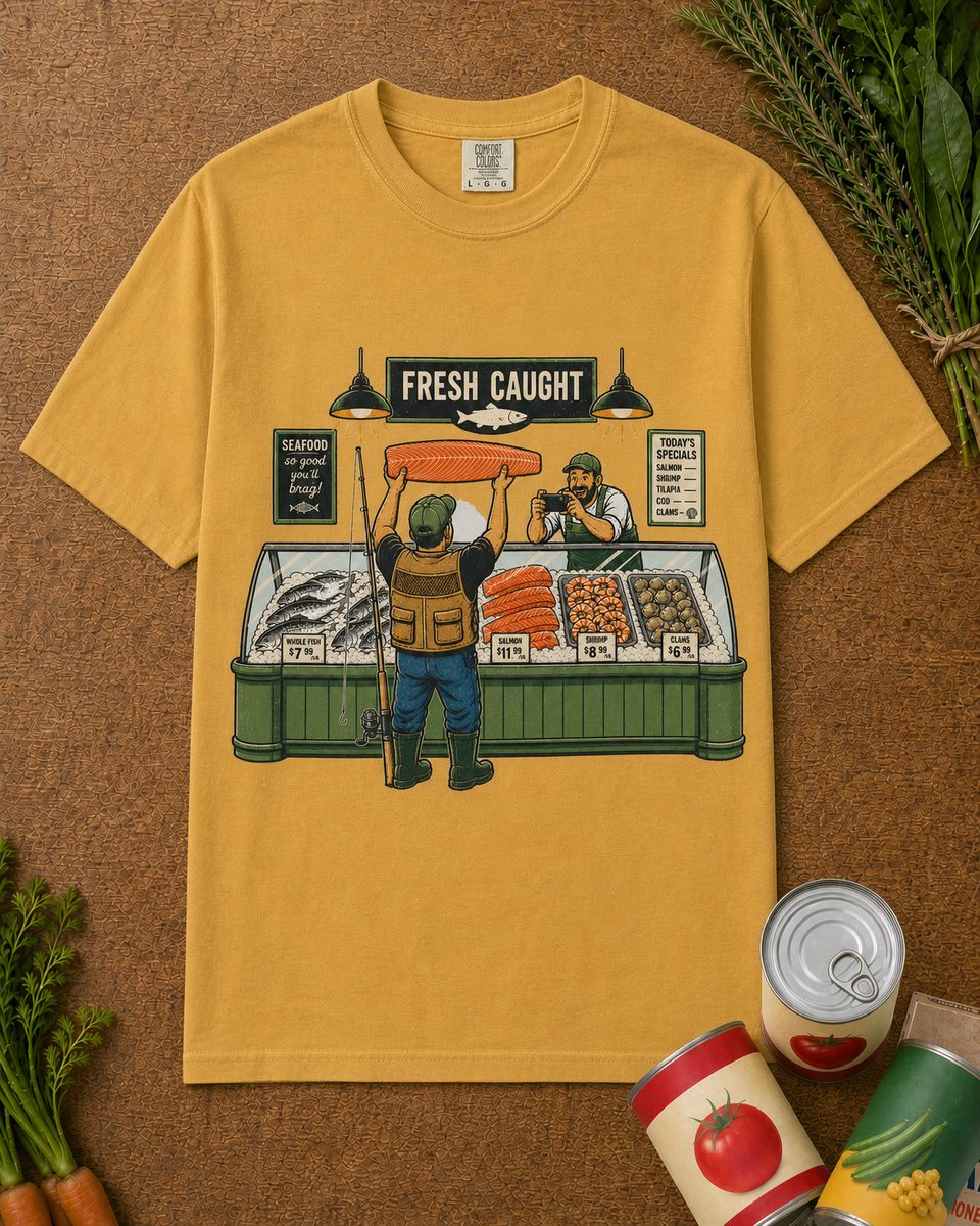 Fresh Caught Tee primary mockup