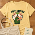 Just Right Tee Butter product mockup