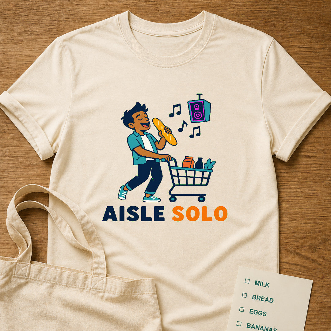 Aisle Solo Tee Ivory product mockup