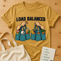 Load Balanced Tee Mustard product mockup