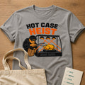 Hot Case Heist Tee Grey product mockup