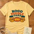 BOGO Double Take Tee Butter product mockup