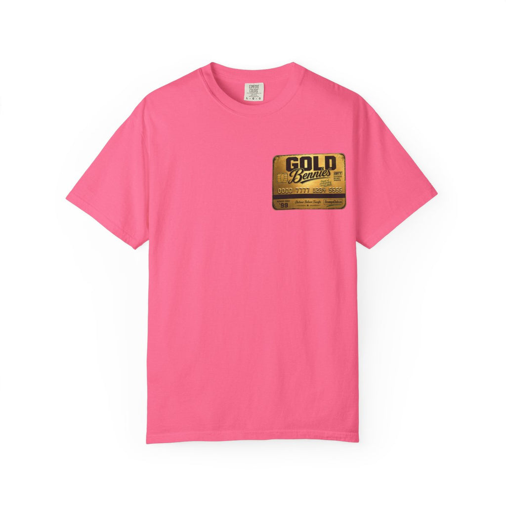 GOLD BENNIES Streetwear Tee Crunchberry front mockup