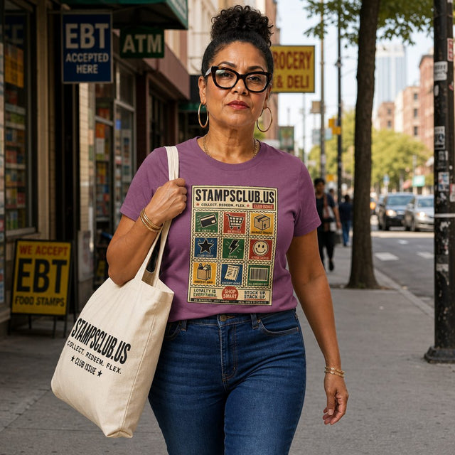Stamp Sheet Grid Vintage Tee primary mockup