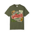 Stamped Approved FarmersMarket Tee Hemp front mockup
