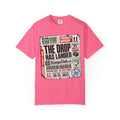 Drop Has Landed Streetwear Tee Crunchberry front mockup