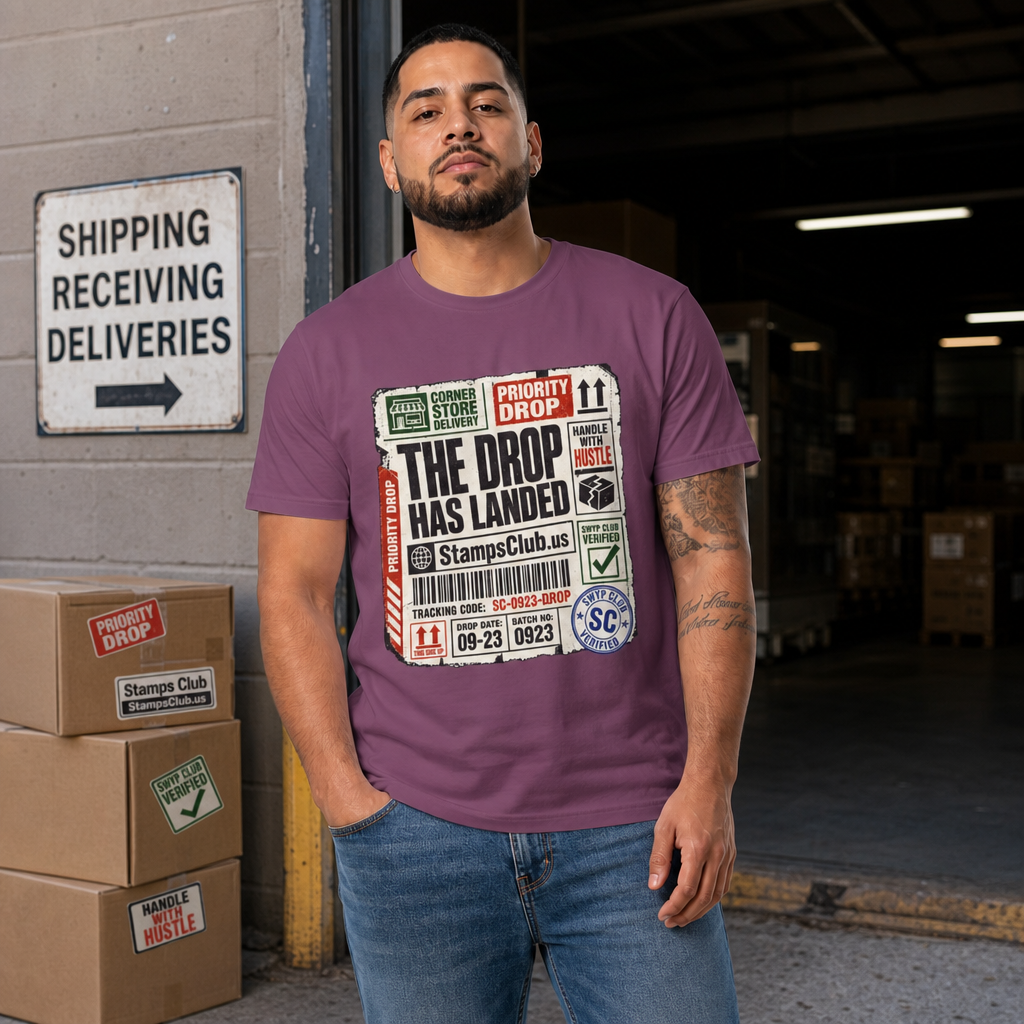 Drop Has Landed Streetwear Tee primary mockup